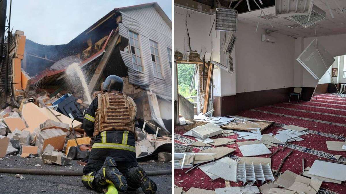 Zmasowany atak na Kijów. Zniszczone stacja metra i meczet