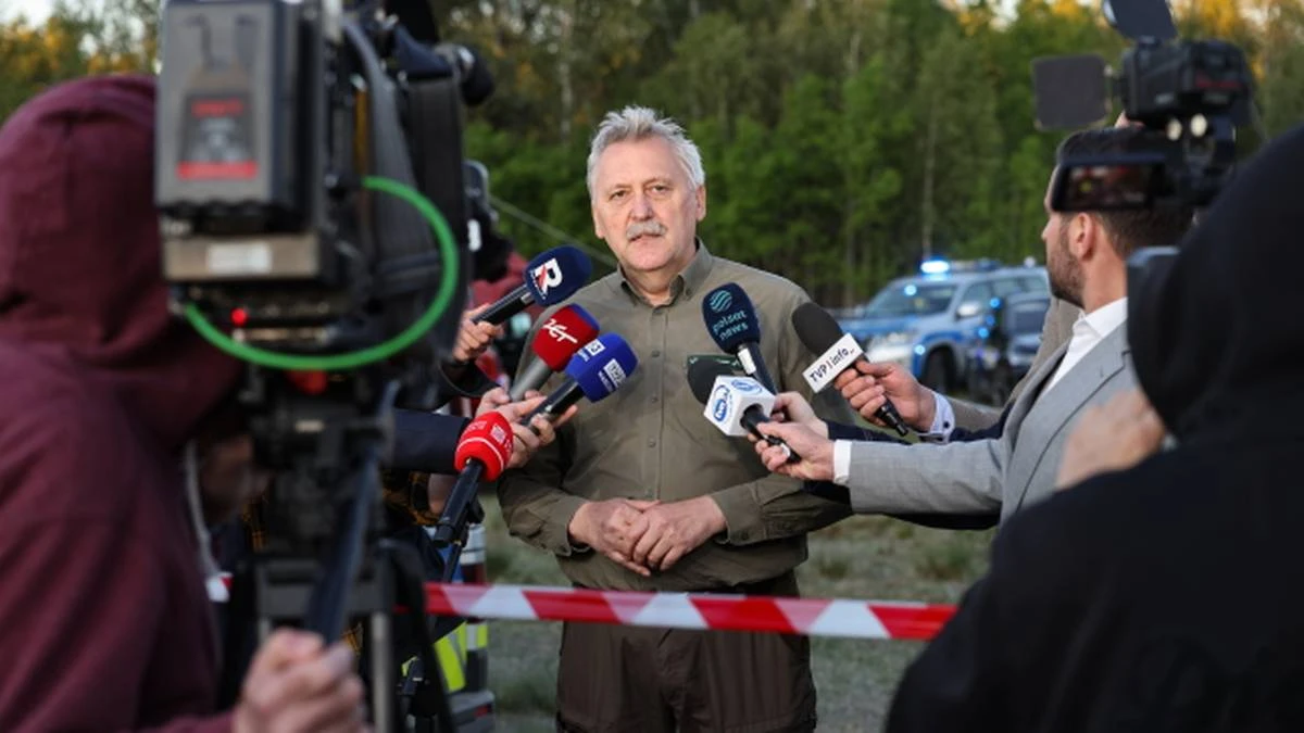 Płonie las pod Warszawą. 