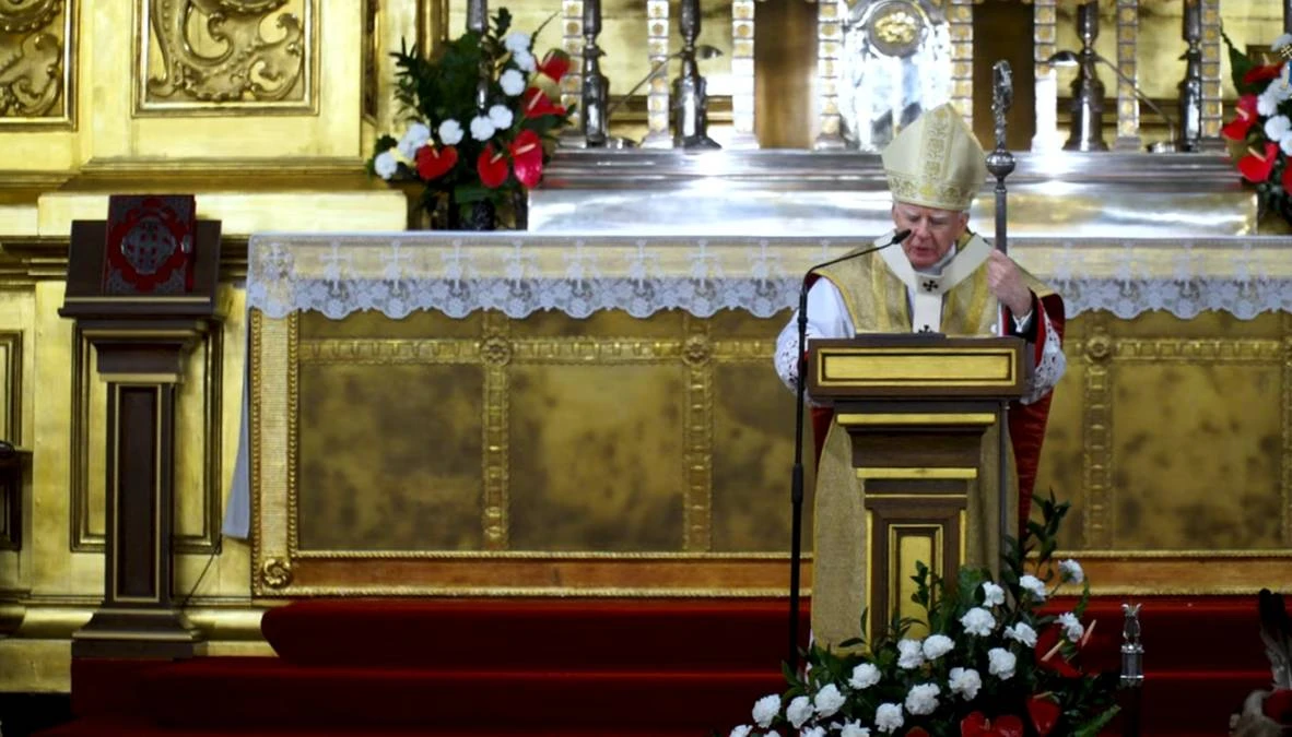 Abp Jędraszewski grzmi z ambony. 