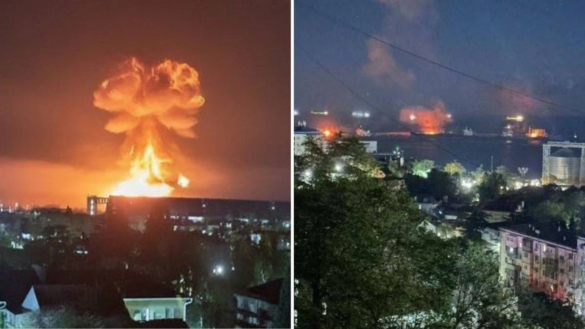 Potężny atak na rosyjski port. Płonie tankowiec i kluczowa infrastruktura