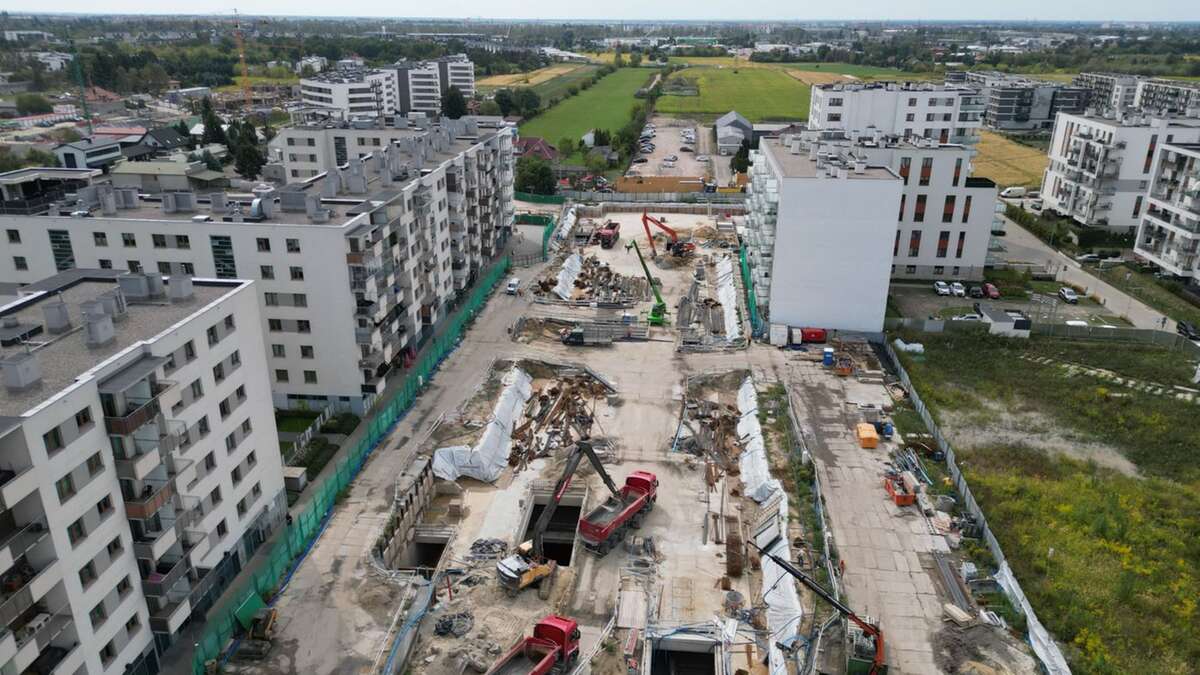 Duża awaria na budowie metra. Mieszkańcy bez wody i prądu