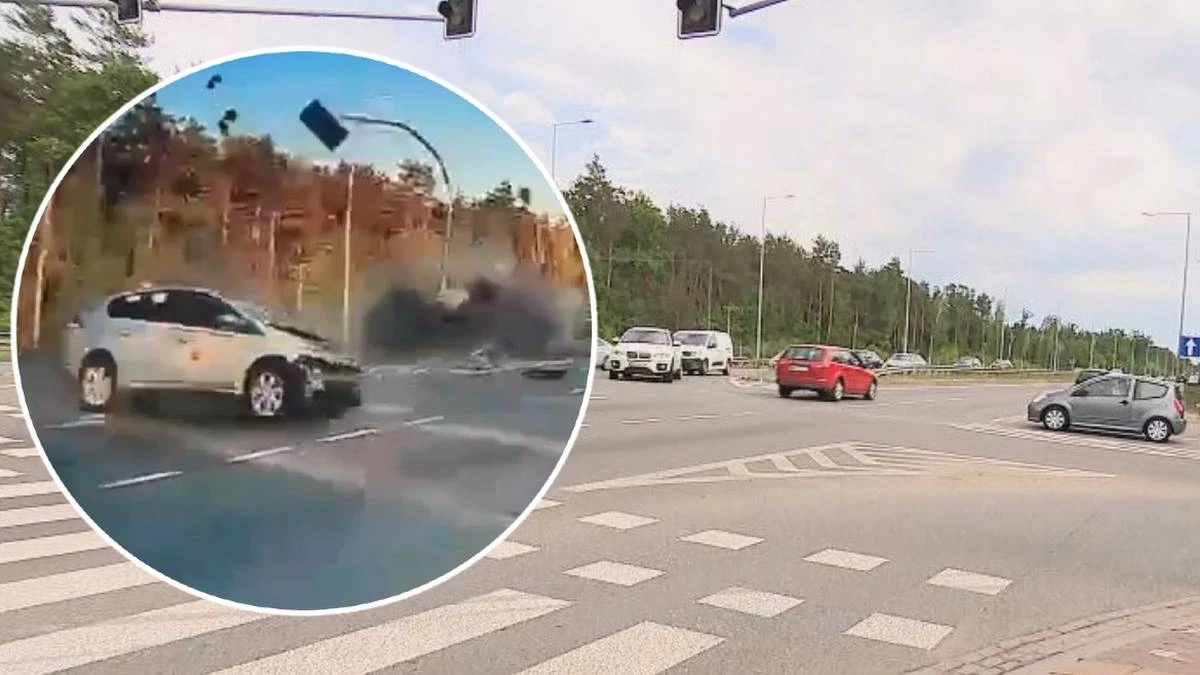 Wypadek w Ząbkach. Brawurowy manewr zakończył się tragedią