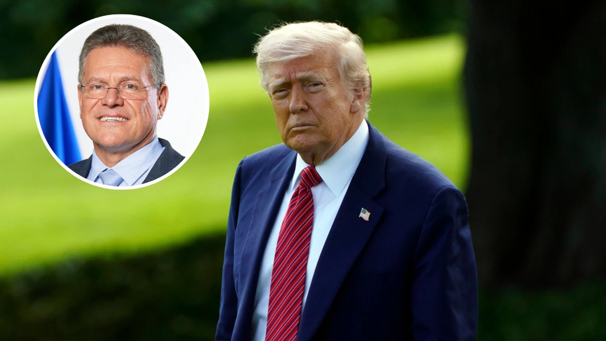 Trump grozi UE cłami. Unijny komisarz: Jesteśmy gotowi bronić naszych interesów