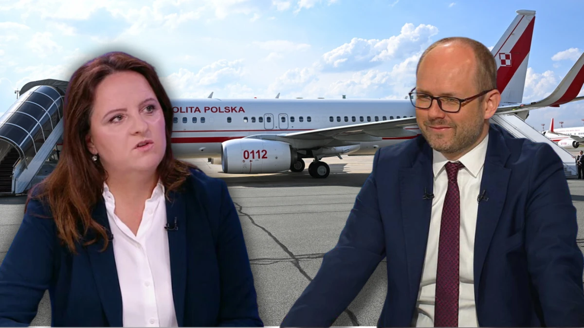 Podniebna wymiana zdań. 