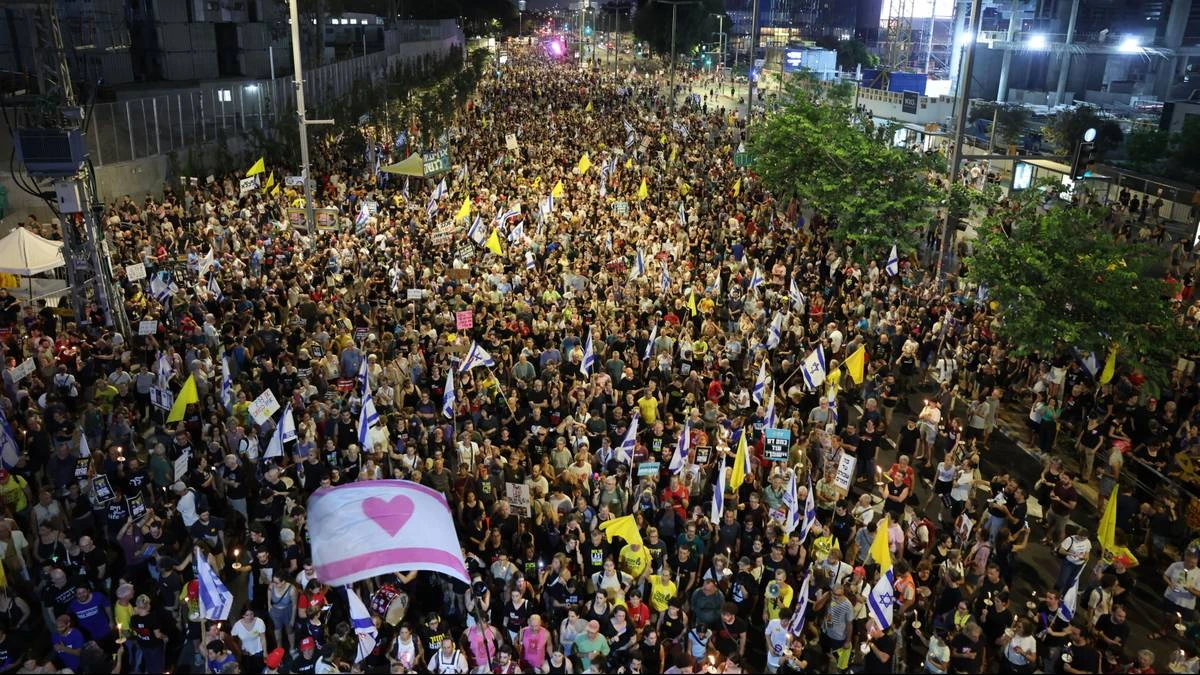 Potężne protesty w Izraelu. Tysiące ludzi na ulicach Tel Awiwu