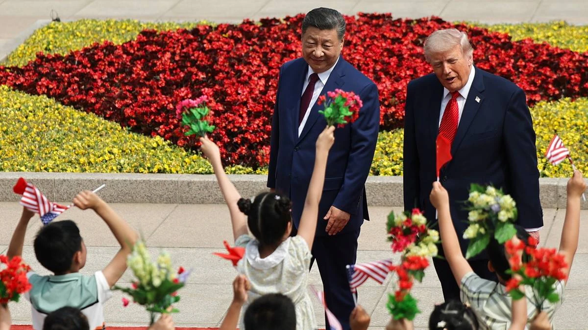 Donald Trump przybył do Chin. 