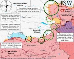 В ISW з'ясували, що дасть Росії захоплення Вугледару