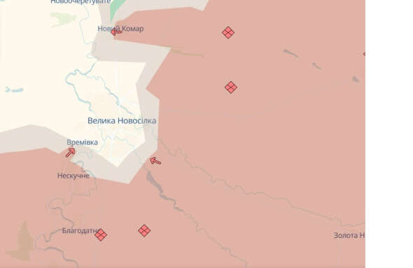 Росіяни просунулись біля семи населених пунктів Донеччини і окупували село на адмінкордоні з Запорізькою областю - DeepState