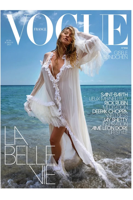 Жізель Бюндхен через три місяці після пологів знялась для Vogue у відвертих образах