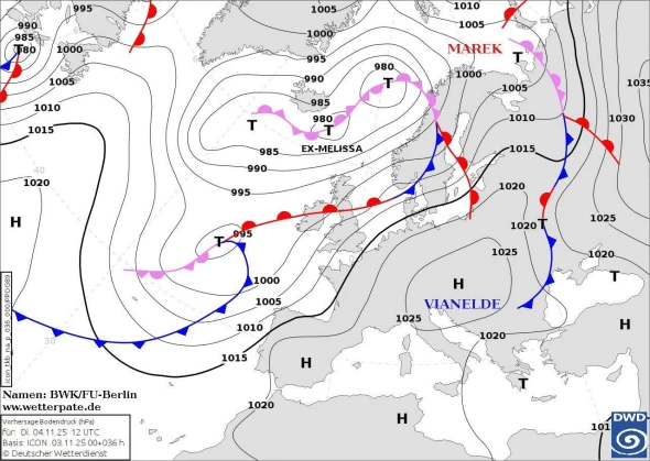 Холодний атмосферний фронт принесе в Україну негоду