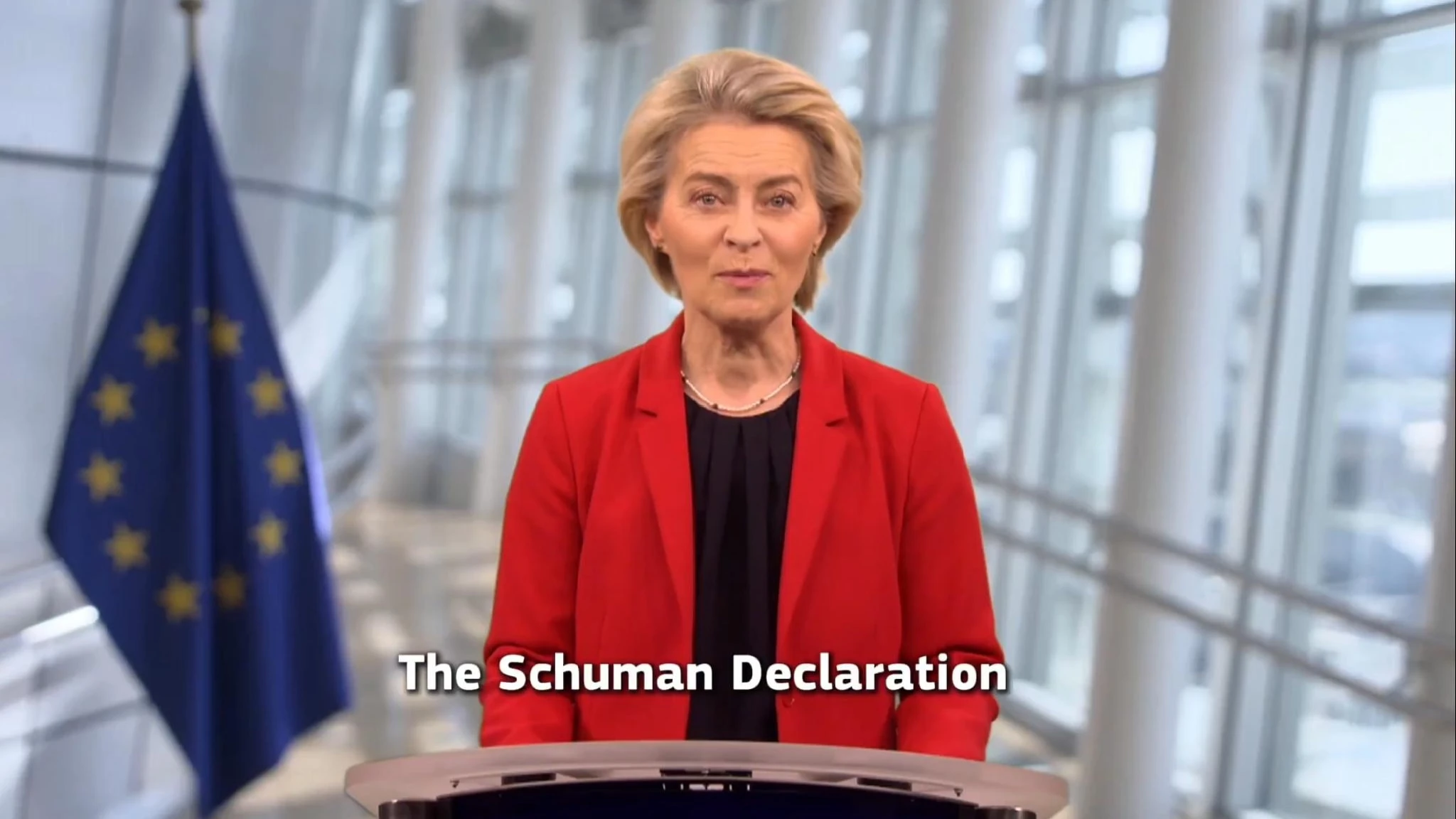 Von der Leyen nella Giornata dell'Europa: 