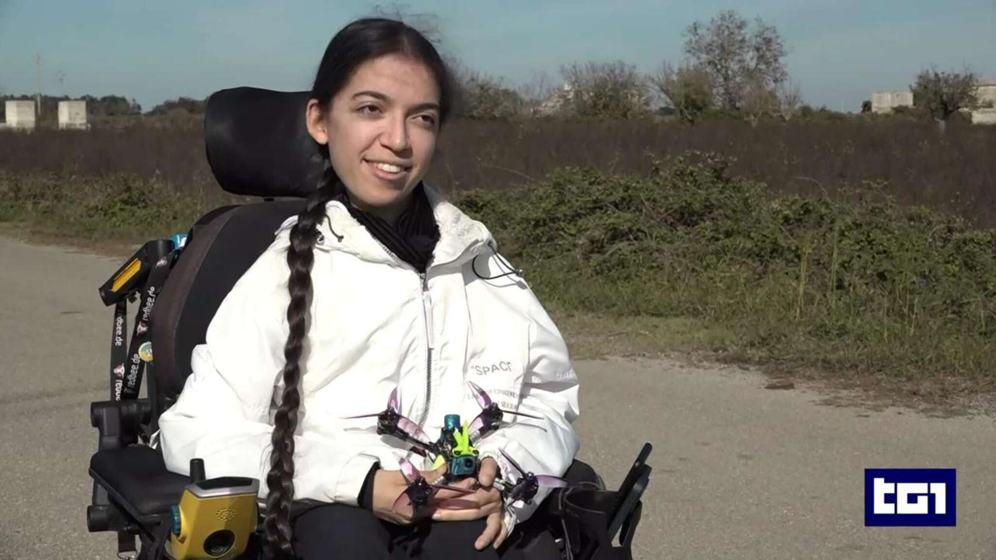 Luisa Rizzo, campionessa mondiale di corsa con i droni