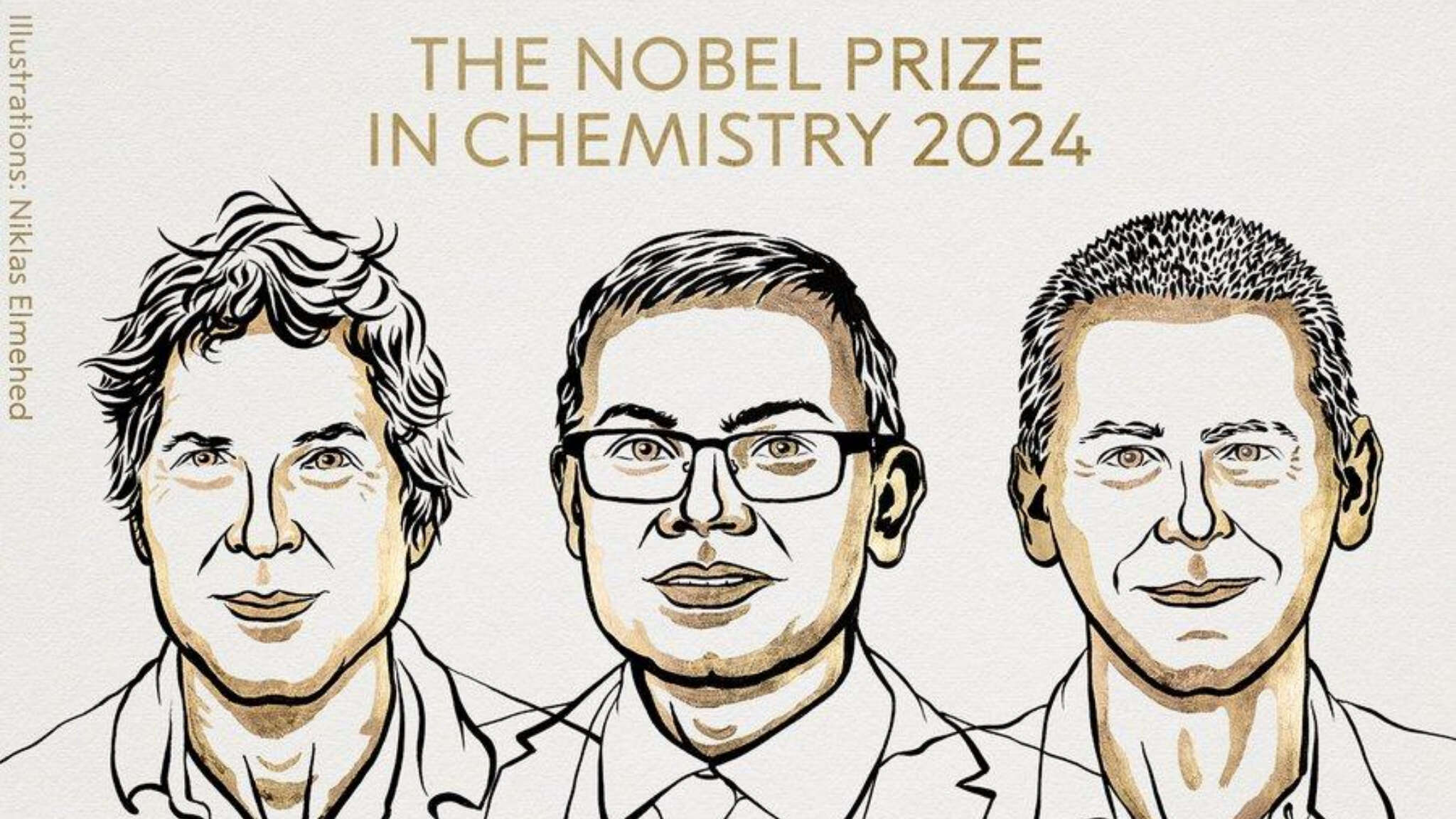 Premio Nobel per la Chimica a David Baker, Demis Hassabis e John M. Jumper