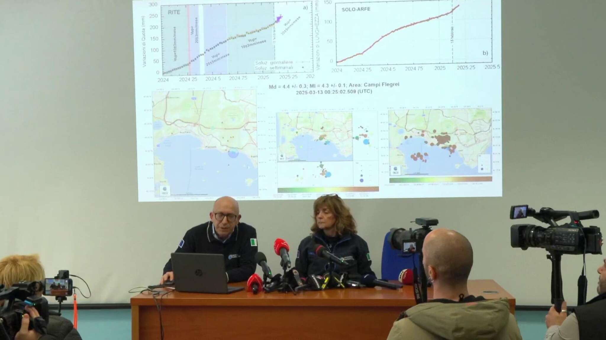 Terremoto Campi Flegrei, il Direttore dell'Osservatorio Vesuviano mostra la 