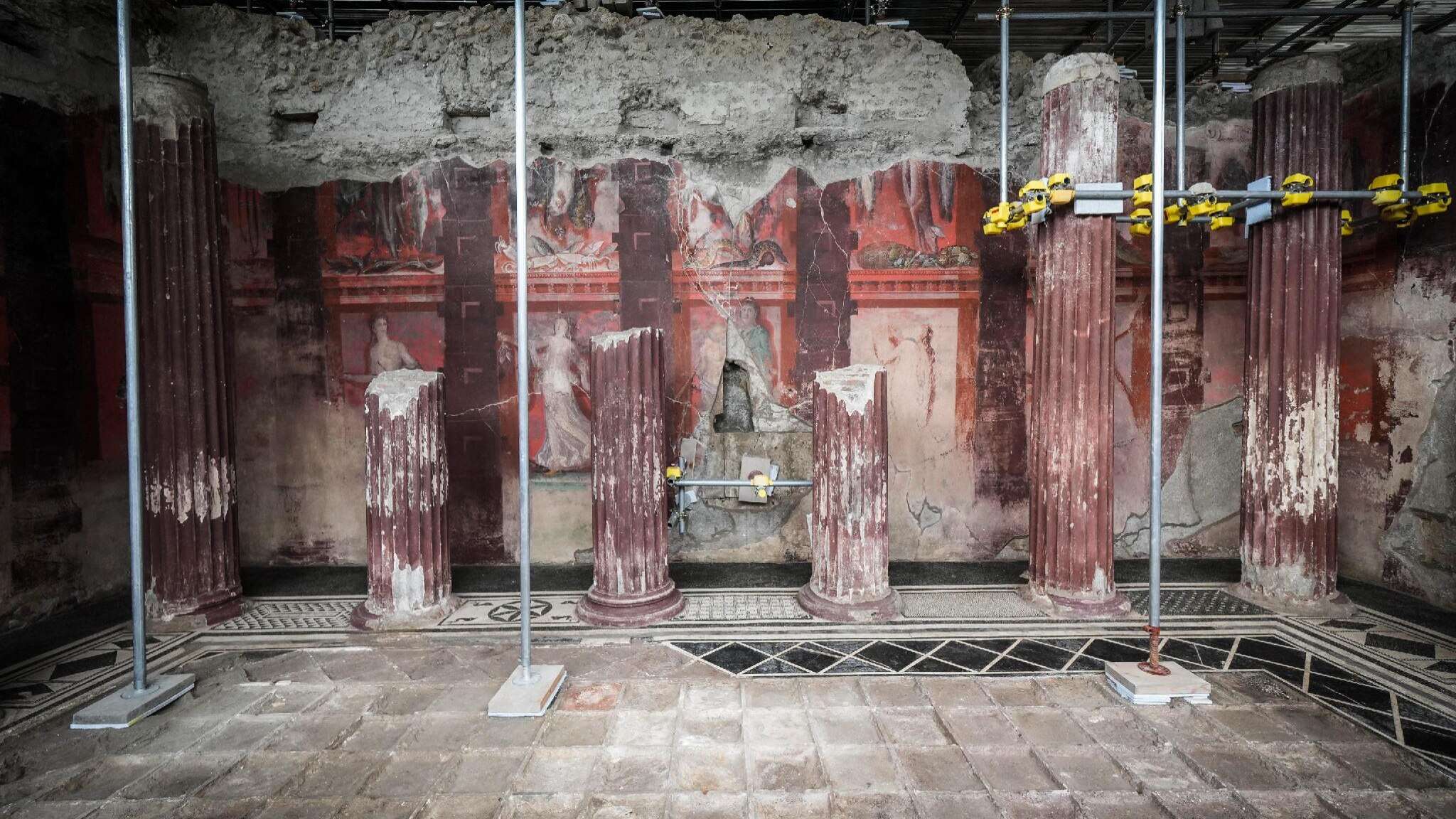 Pompei, pubblicato studio su pigmenti colori usati negli affreschi