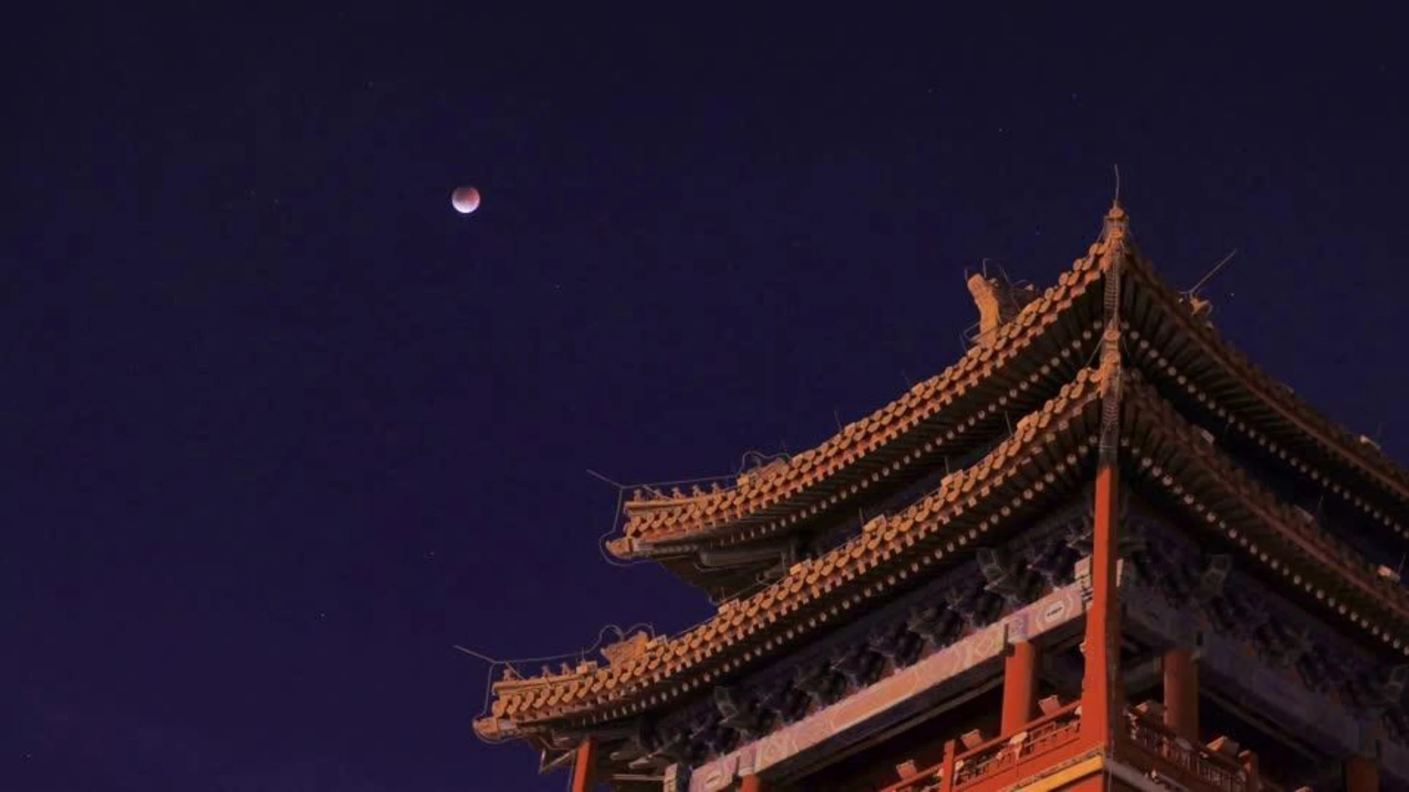 Pechino, il timelapse della 