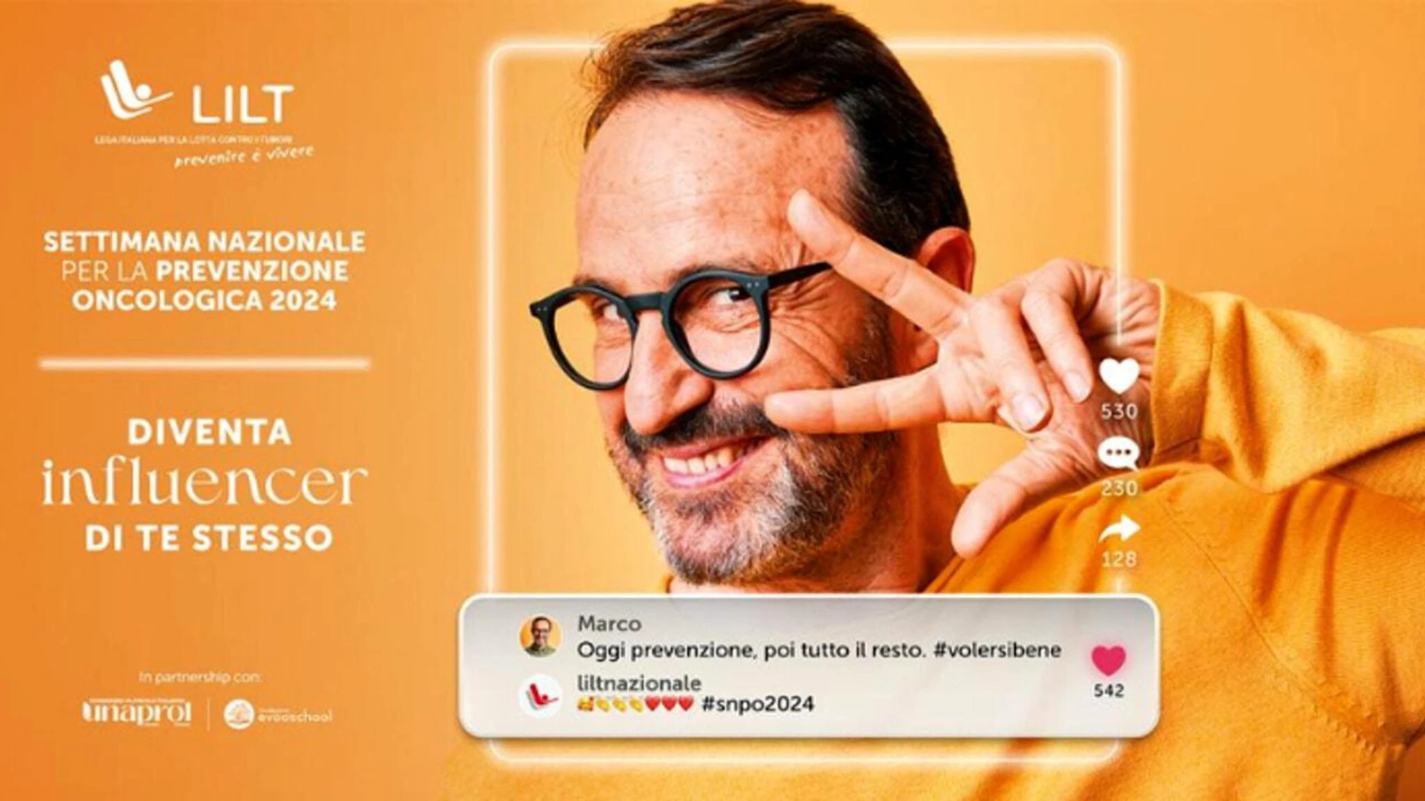 Lotta ai tumori, 40% evitabili con la prevenzione. Lilt: “Diventa influencer di te stesso”