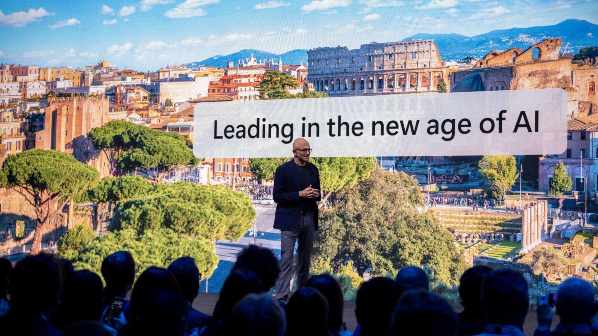 Il Microsoft AI Tour arriva a Roma: Nadella svela nuovi progetti di innovazione