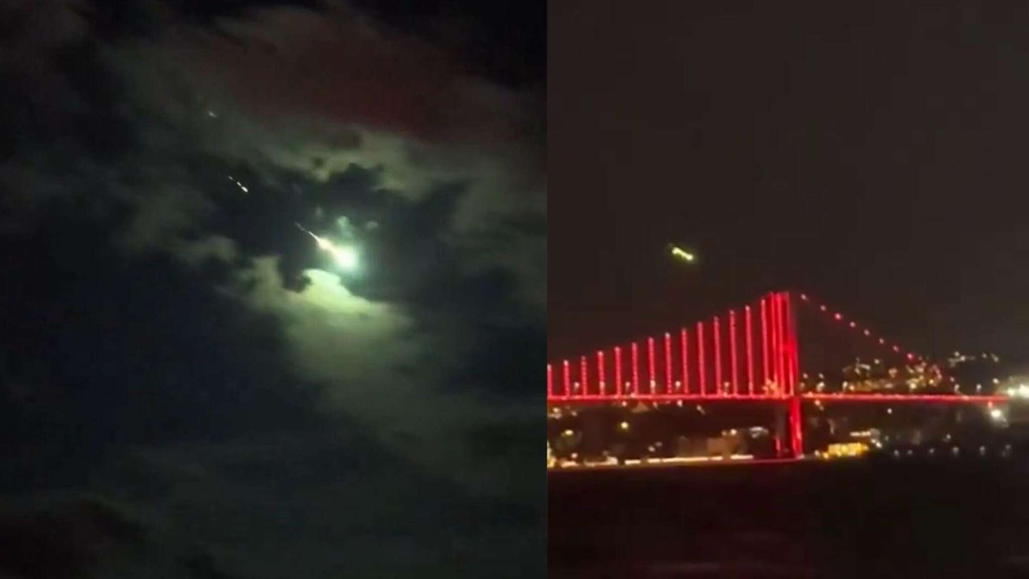 Misteriosa stella cadente illumina i cieli notturni della Turchia, i video in rete