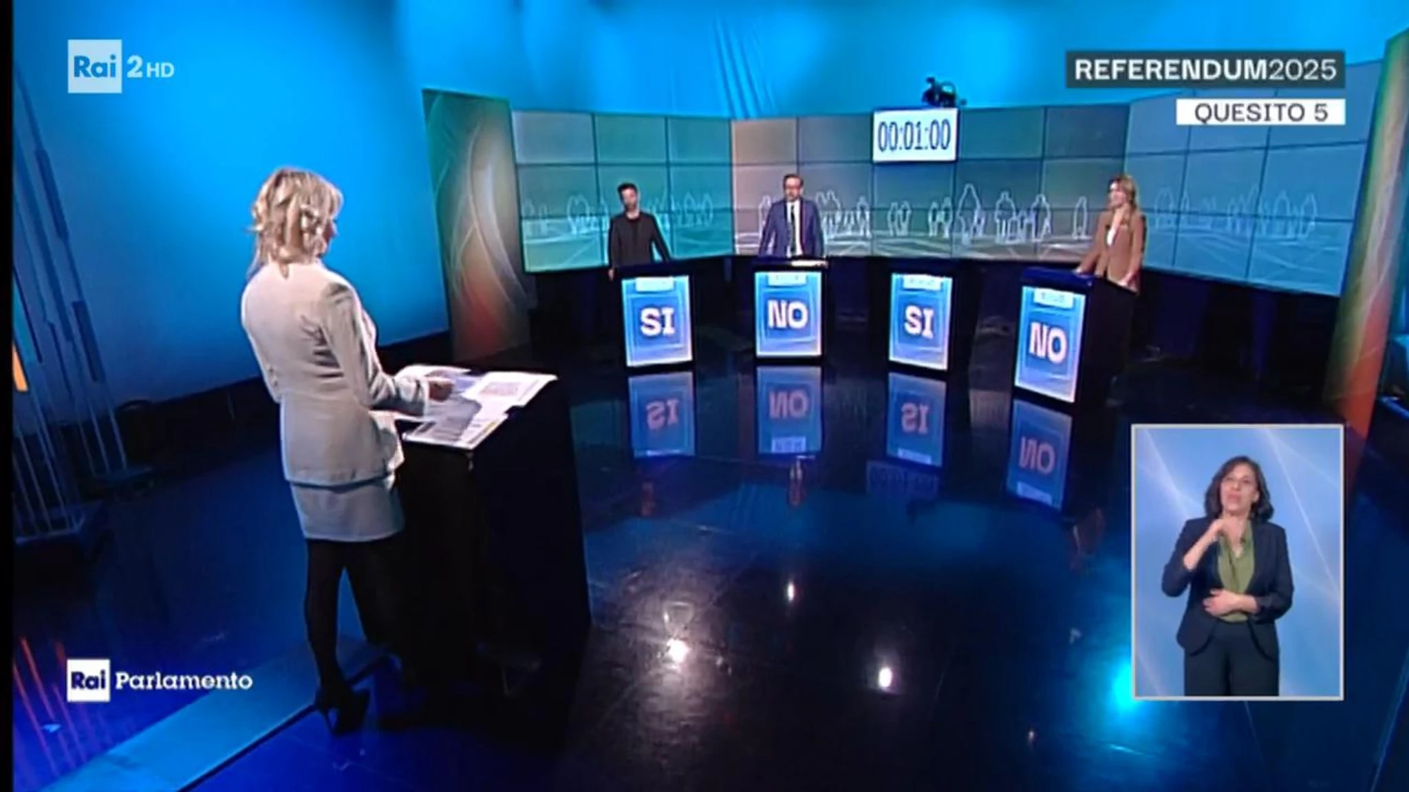 Tribuna politica sul quesito n. 5