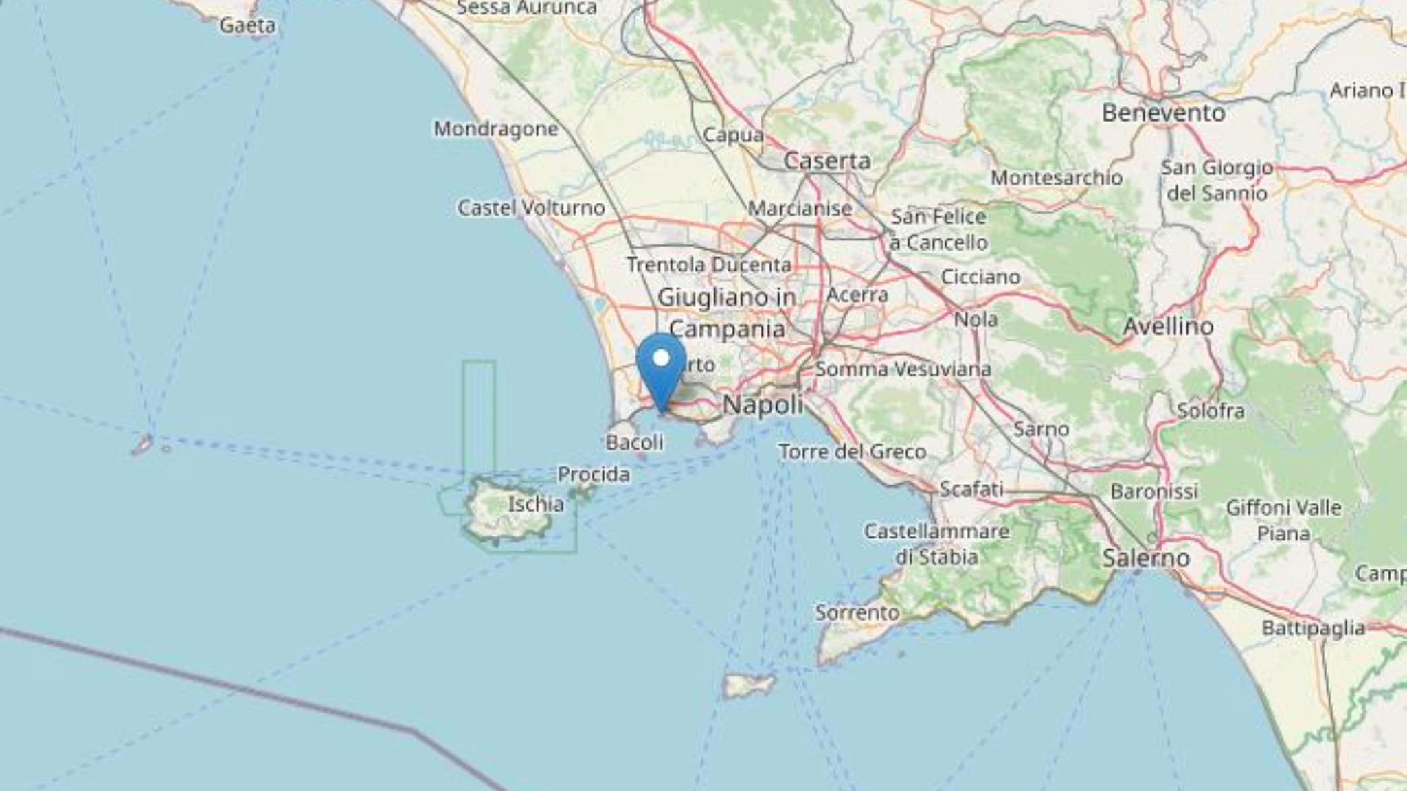 Forte scossa di terremoto di Magnitudo 4.4 avvertita a Napoli in diversi quartieri della città
