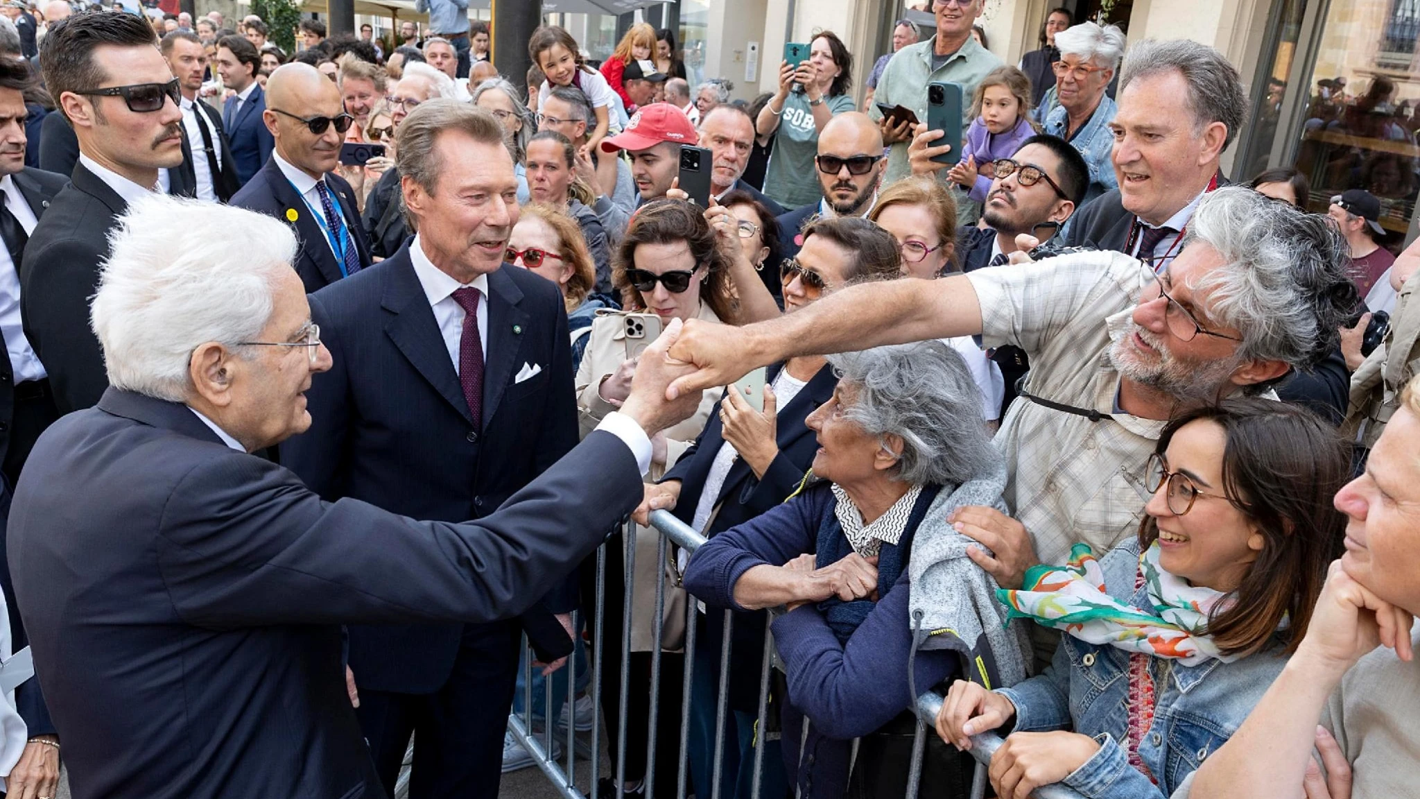 Mattarella in Lussemburgo: 