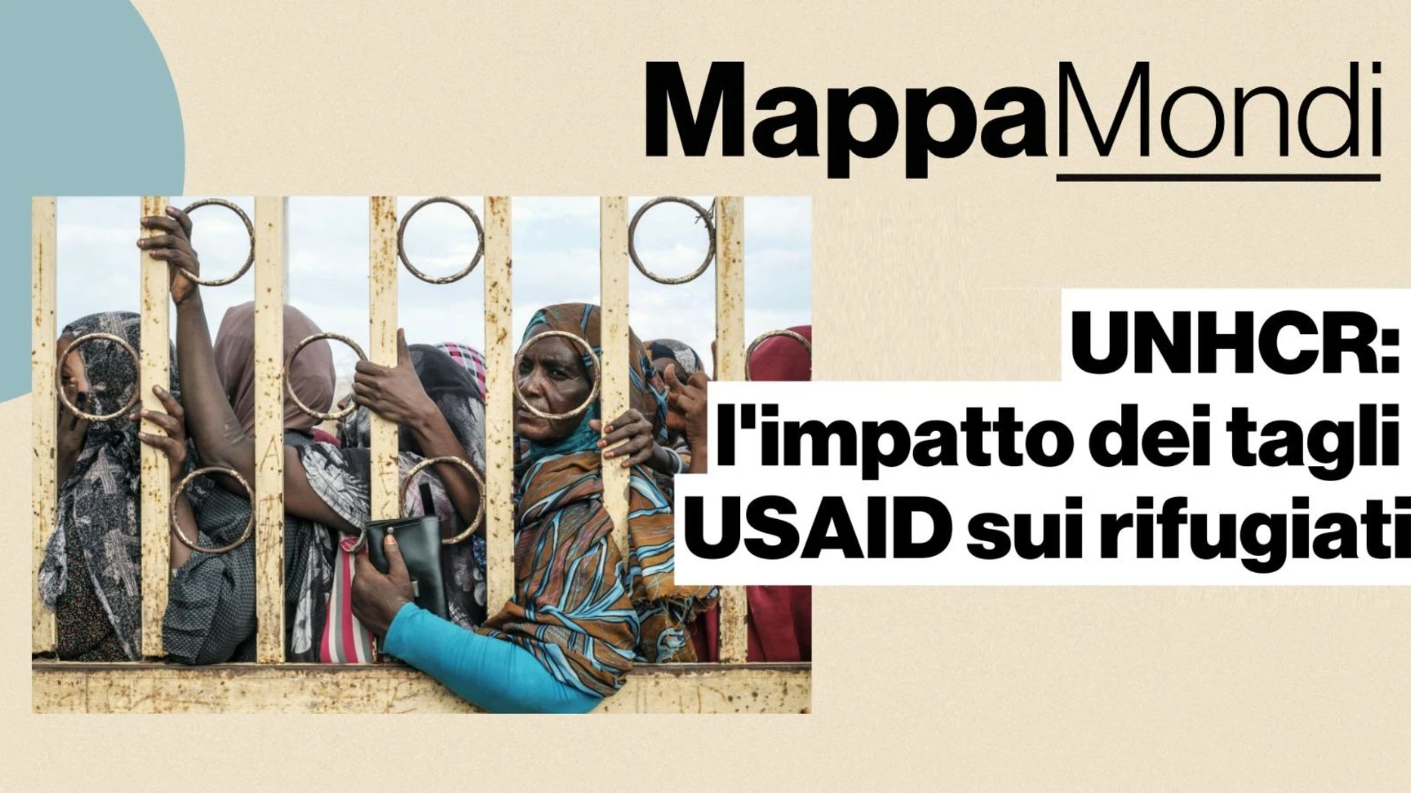 MappaMondi, UNHCR: l'impatto dei tagli ai fondi umanitari sui rifugiati