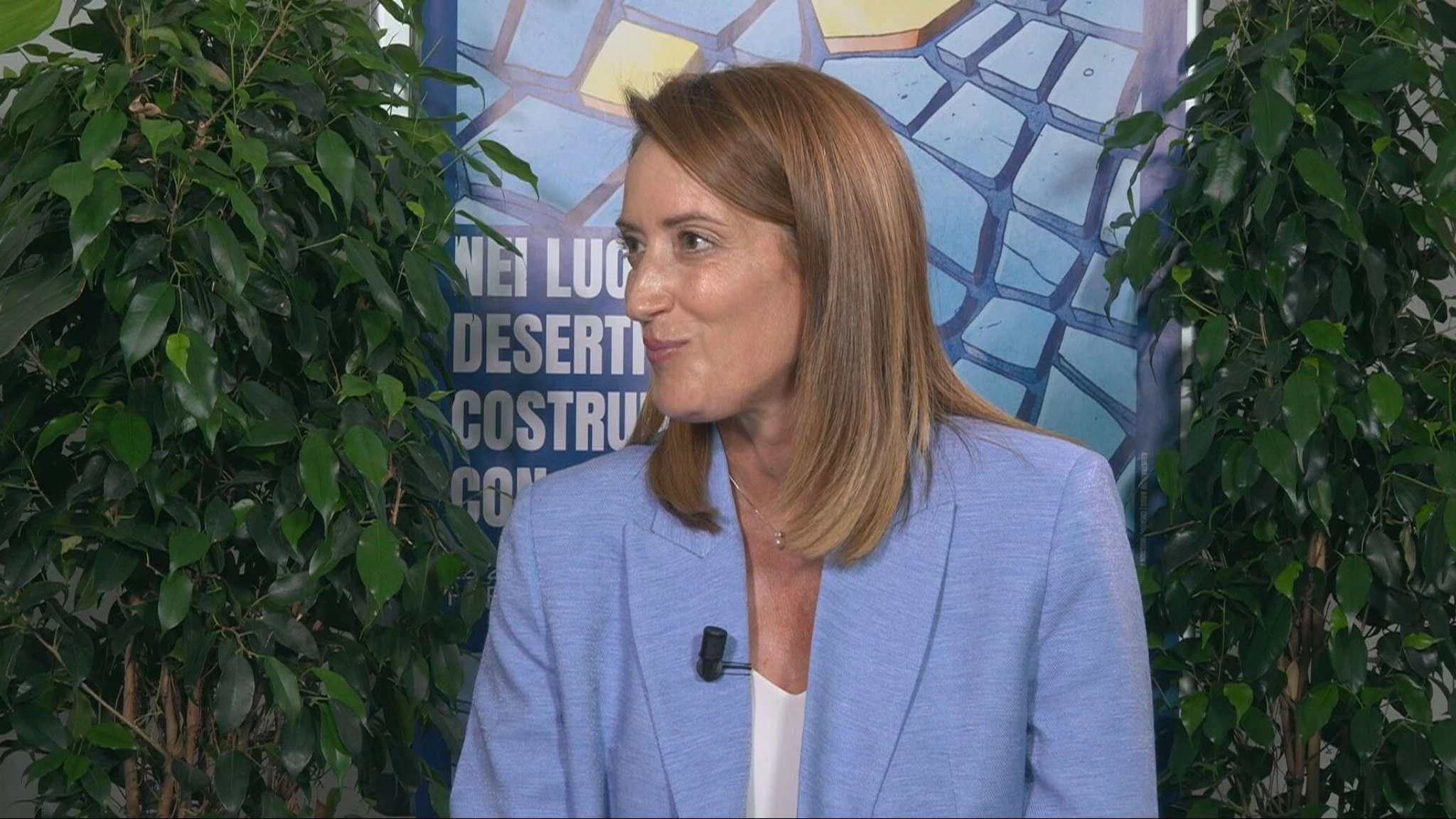 Roberta Metsola al Meeting di Rimini: 