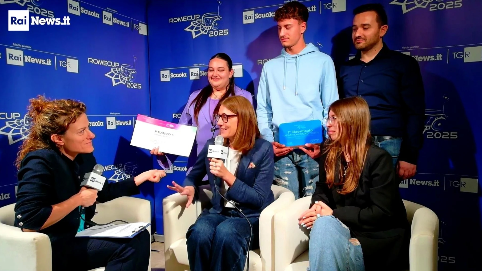 I vincitori dell'hackathon finale del progetto Rising Youth: trionfa una app contro la violenza