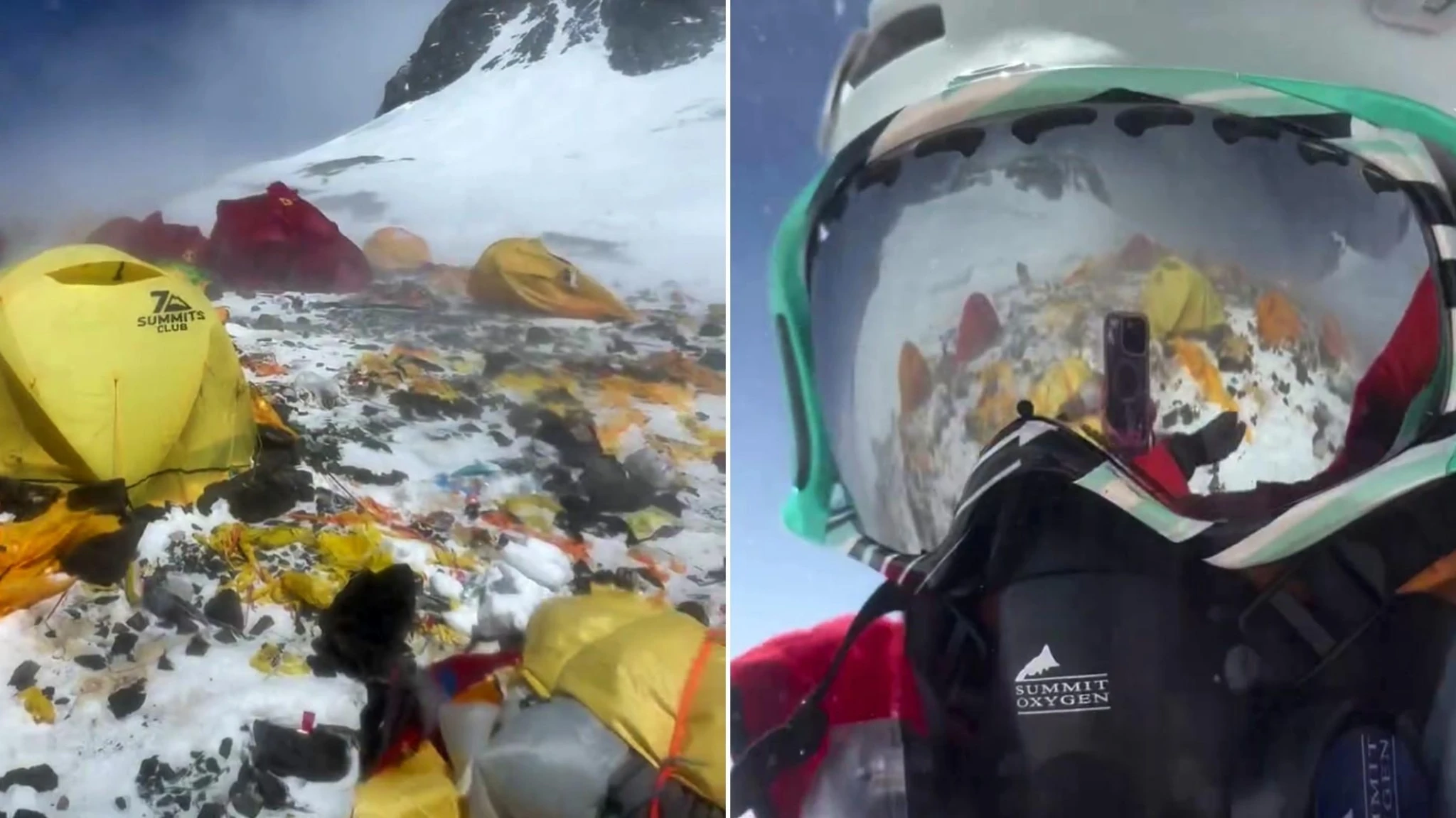 Cumuli di rifiuti sull'Everest: il video virale dal Campo 4 riaccende le polemiche
