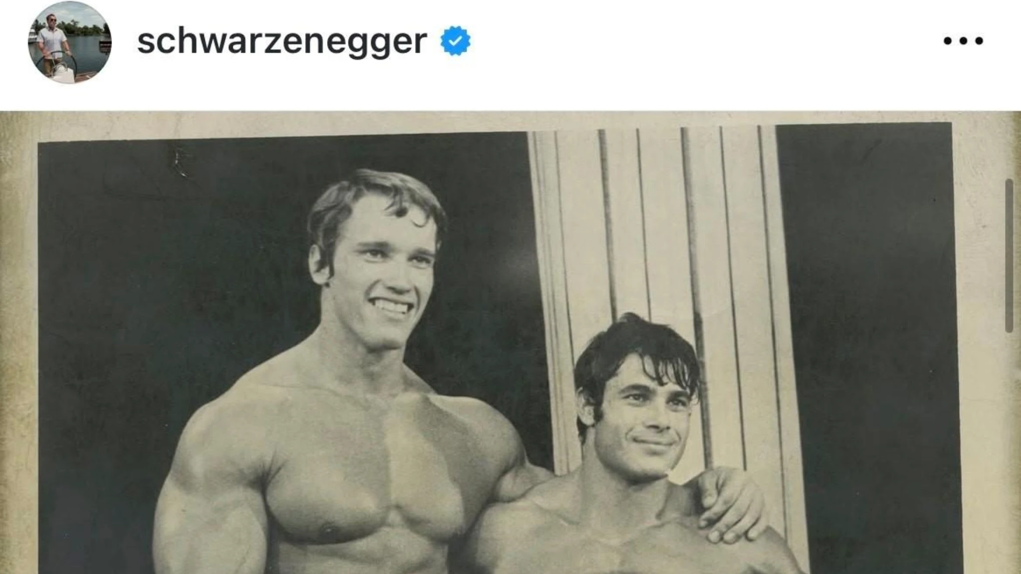Schwarzenegger, il commovente messaggio per l'amico sardo Franco Columbu
