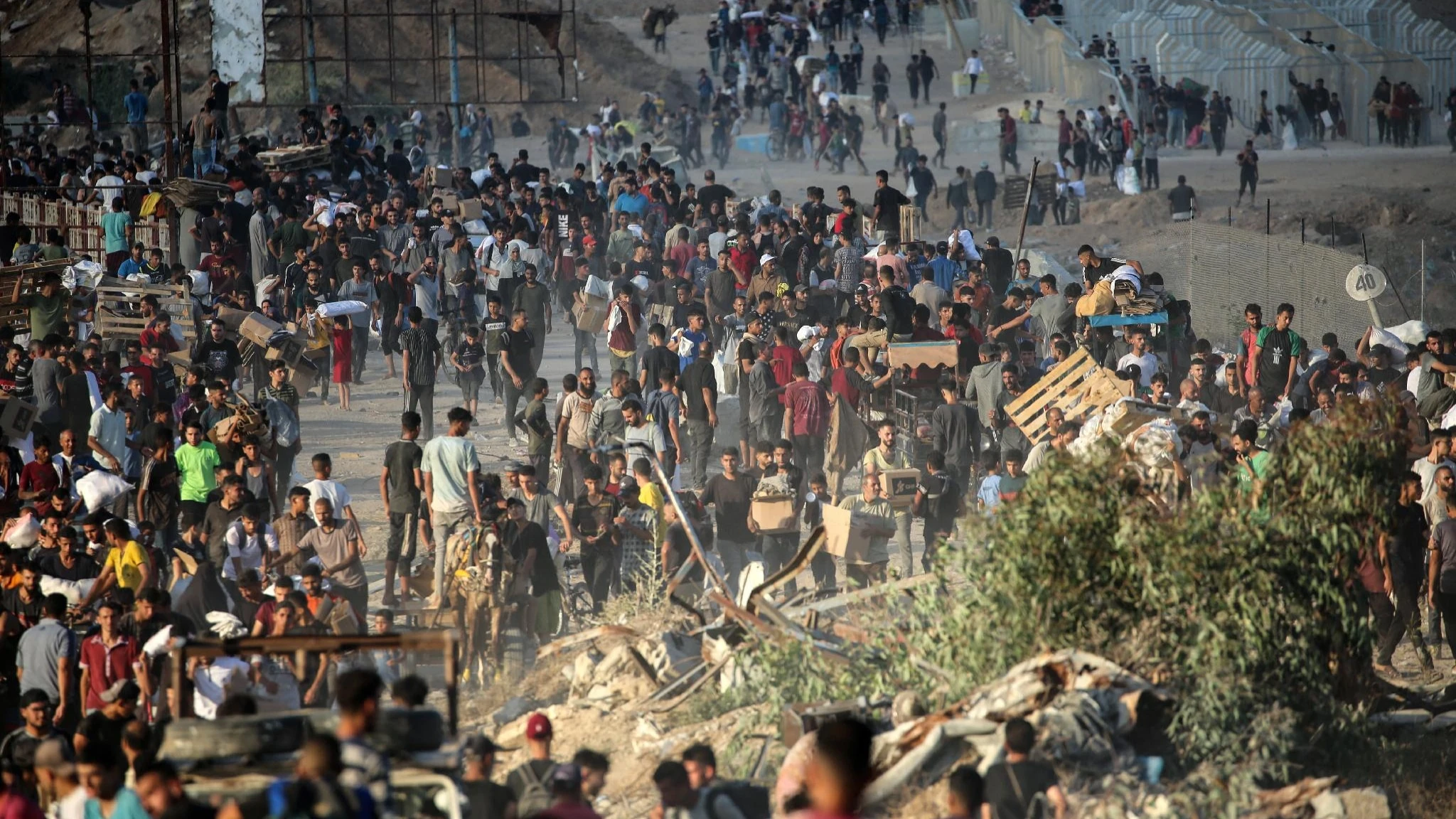 Israele cerca l'aiuto di Trump per deportare i palestinesi da Gaza