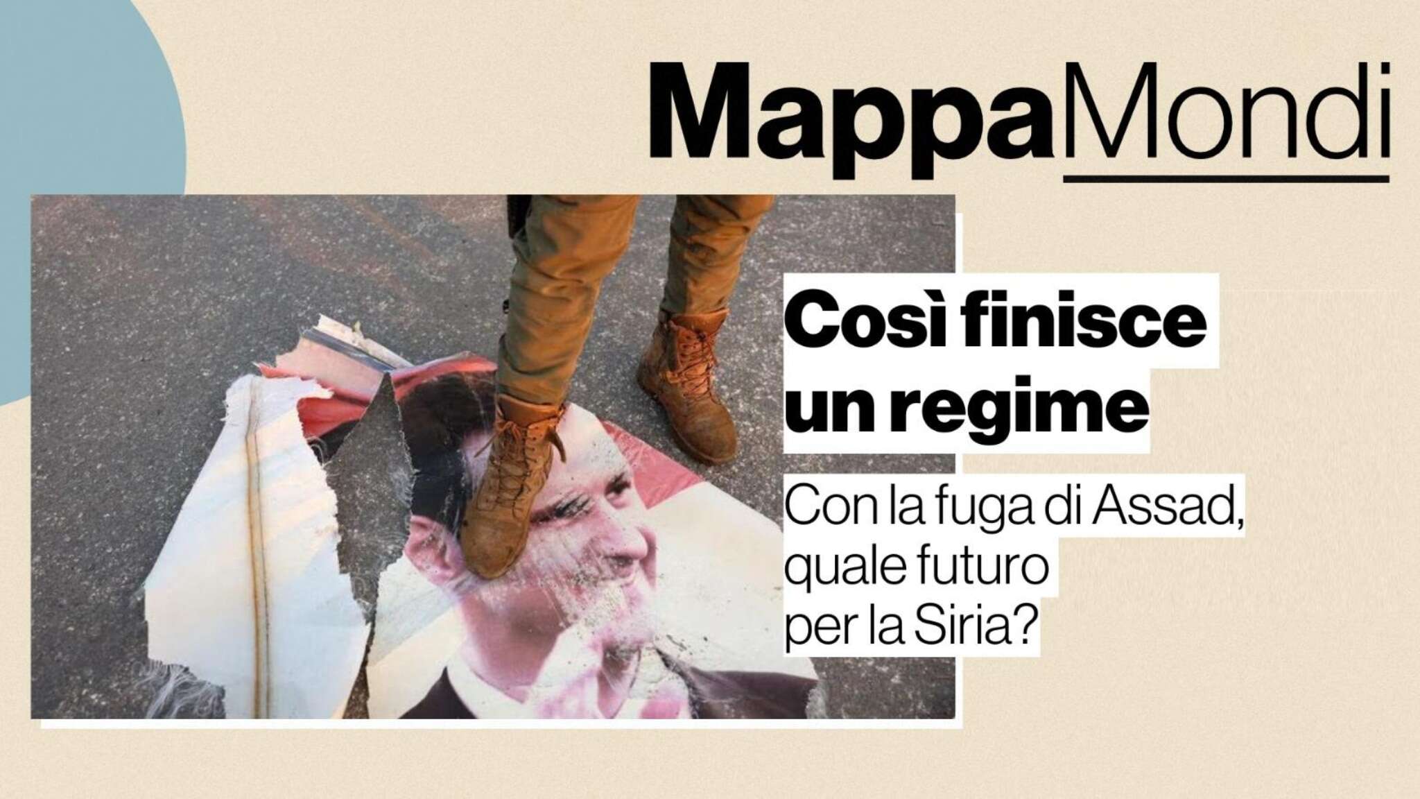 MappaMondi. Con la fuga di Assad, quale futuro per la Siria? La diretta Instagram alle 18.30