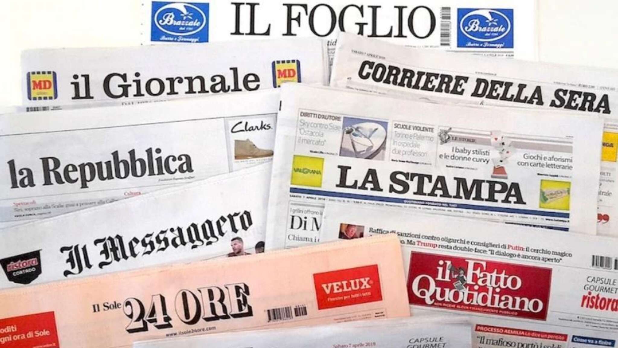 Fotorassegna stampa, le prime pagine dei quotidiani di lunedì 6 gennaio 2025