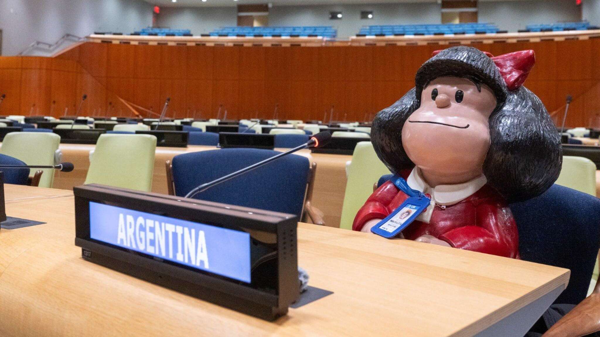 Il sessantesimo di Mafalda all'Onu per promuovere valori di pace, giustizia, istruzione e libertà