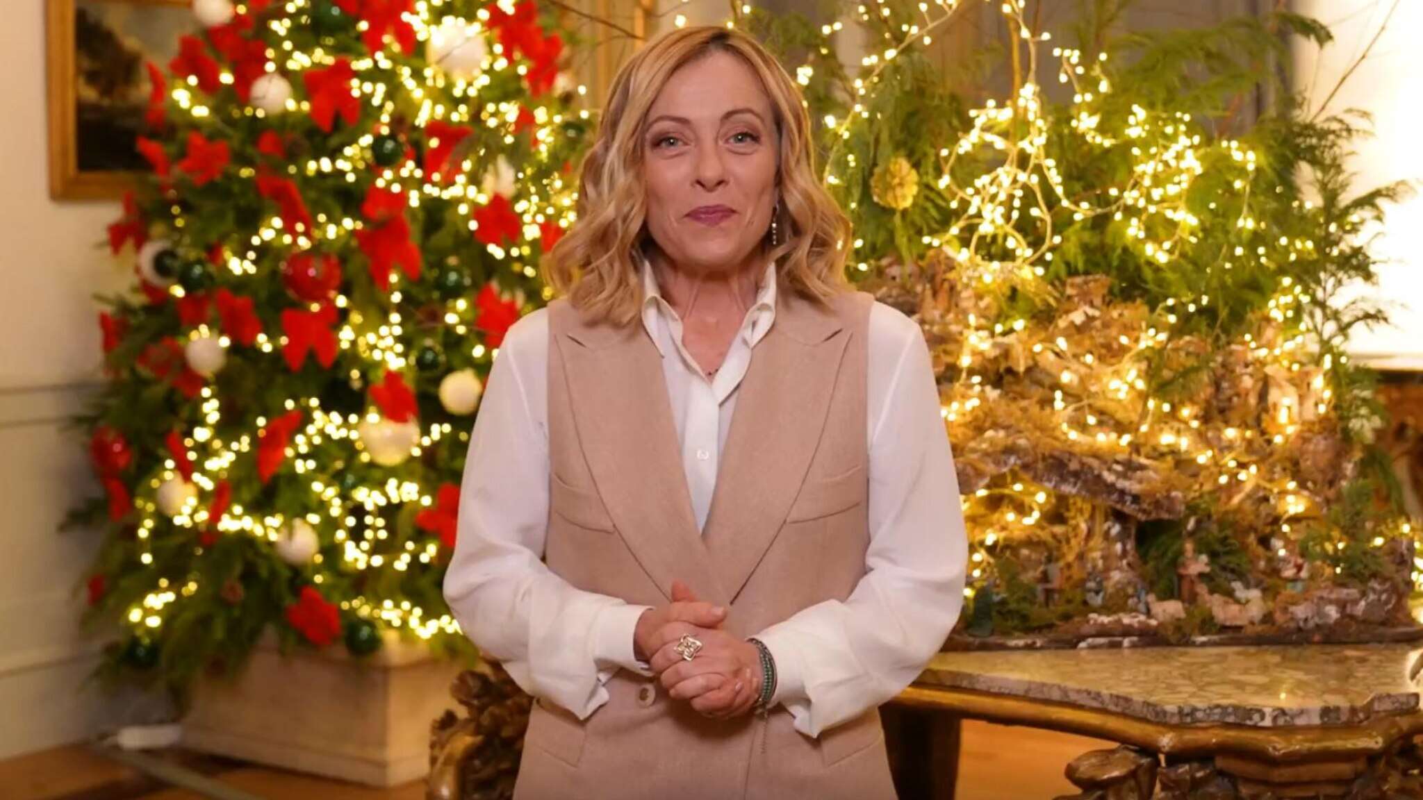 Natale, gli auguri di Giorgia Meloni: 