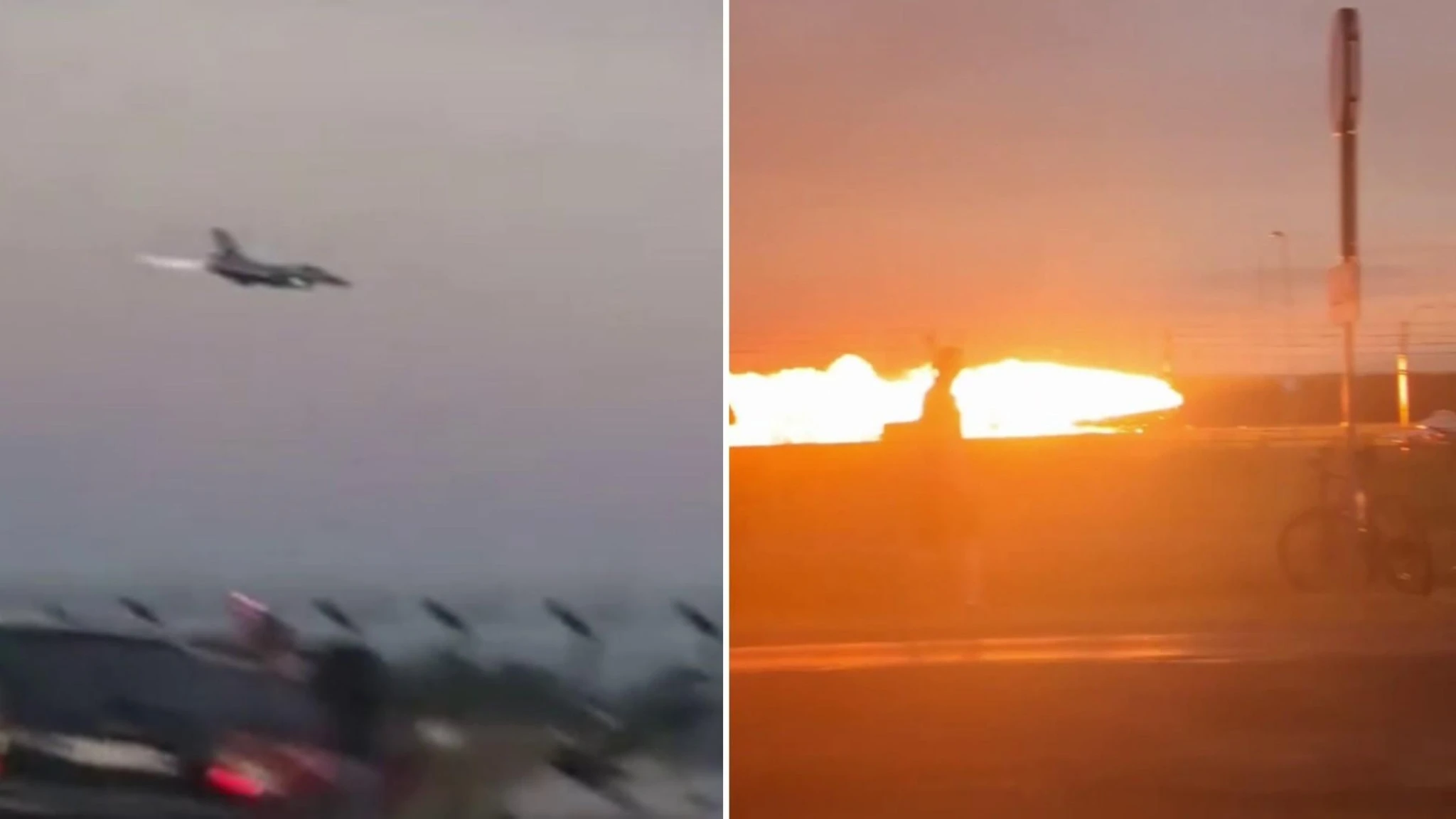 Tragedia in Polonia: jet si schianta nelle prove dell'air show, morto il pilota