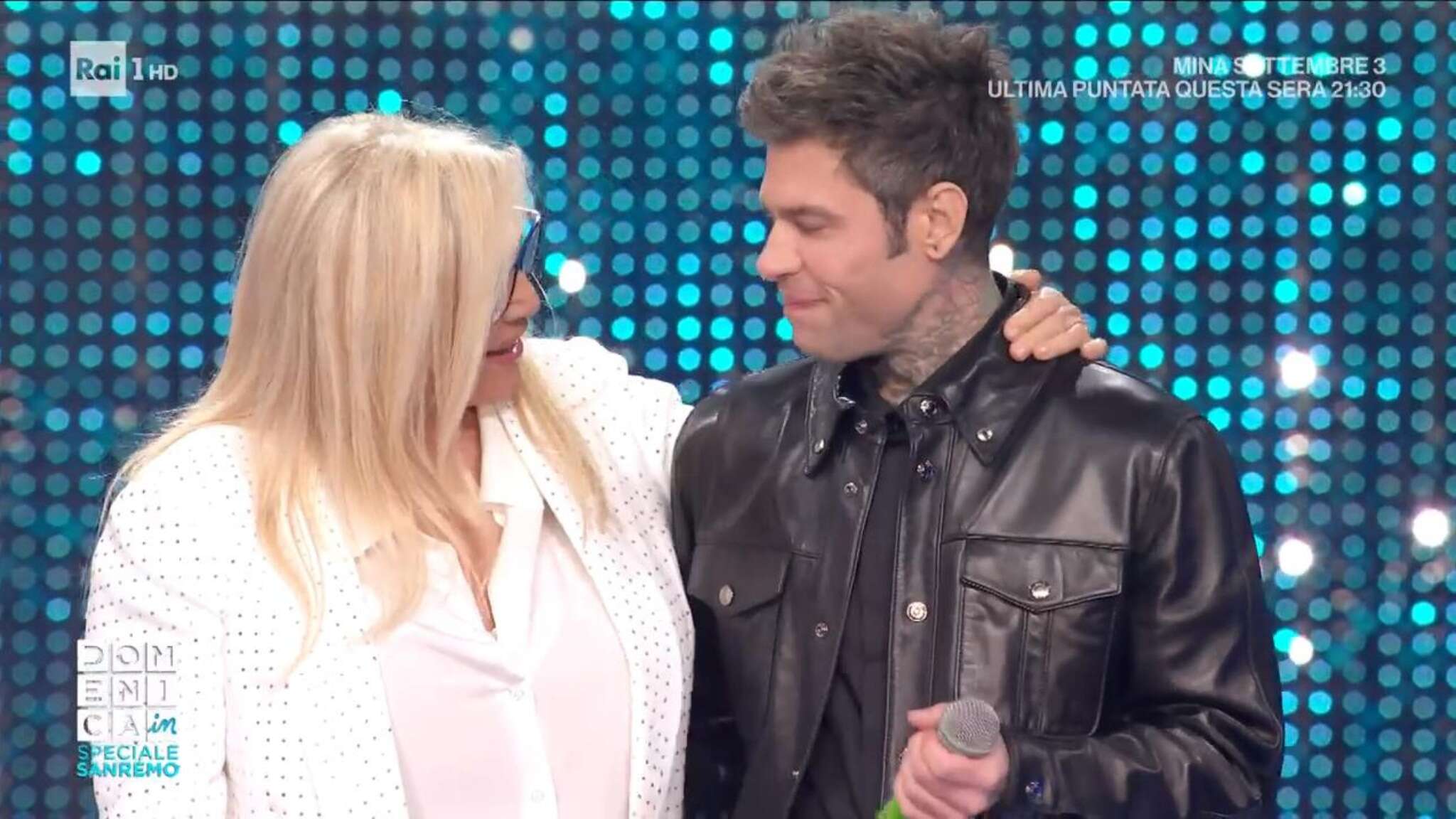 Fedez emozionato a Domenica In: 