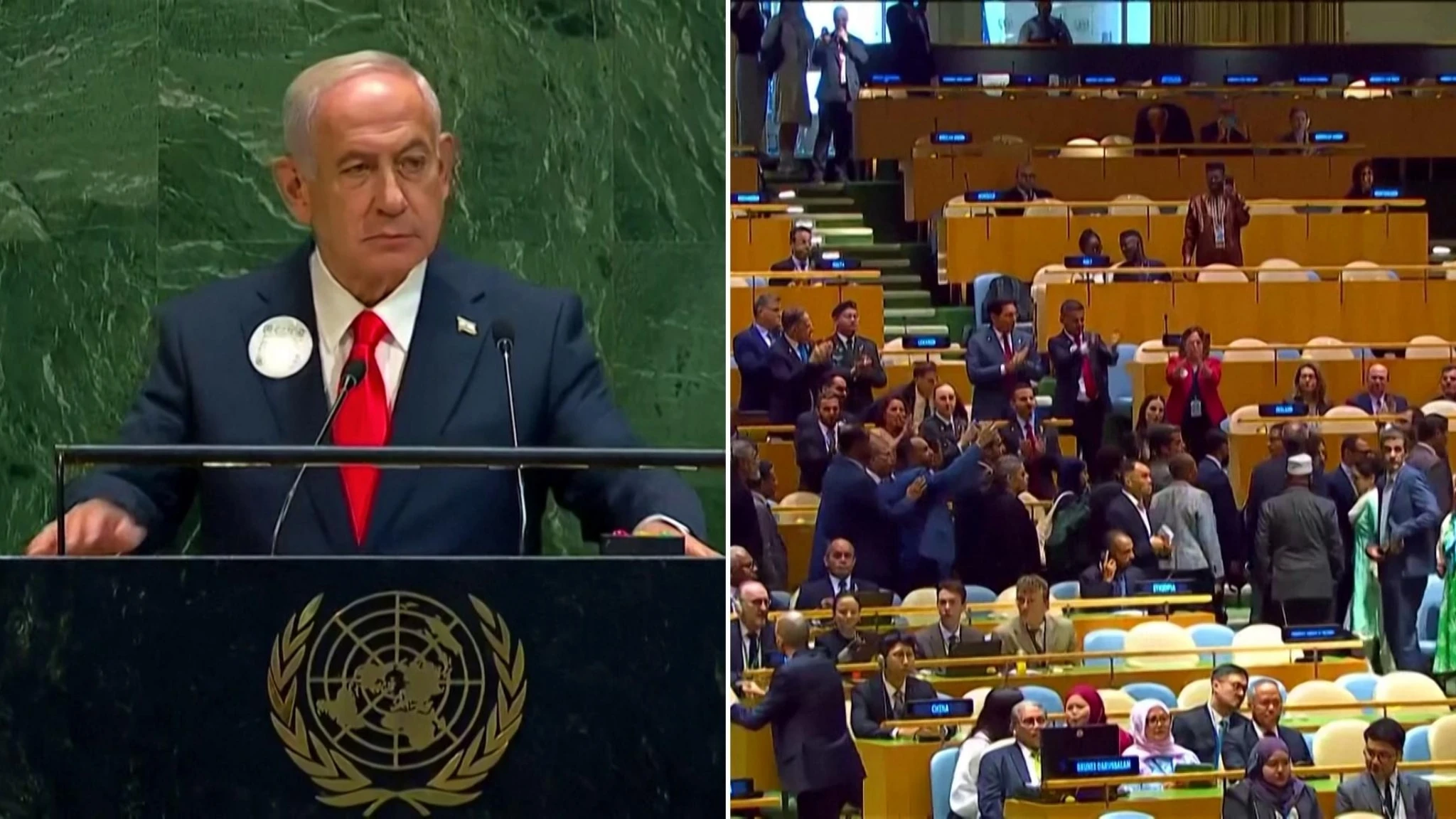 Netanyahu all'Onu: “Dobbiamo terminare l'operazione contro Hamas”. Trump: “Accordo vicino”
