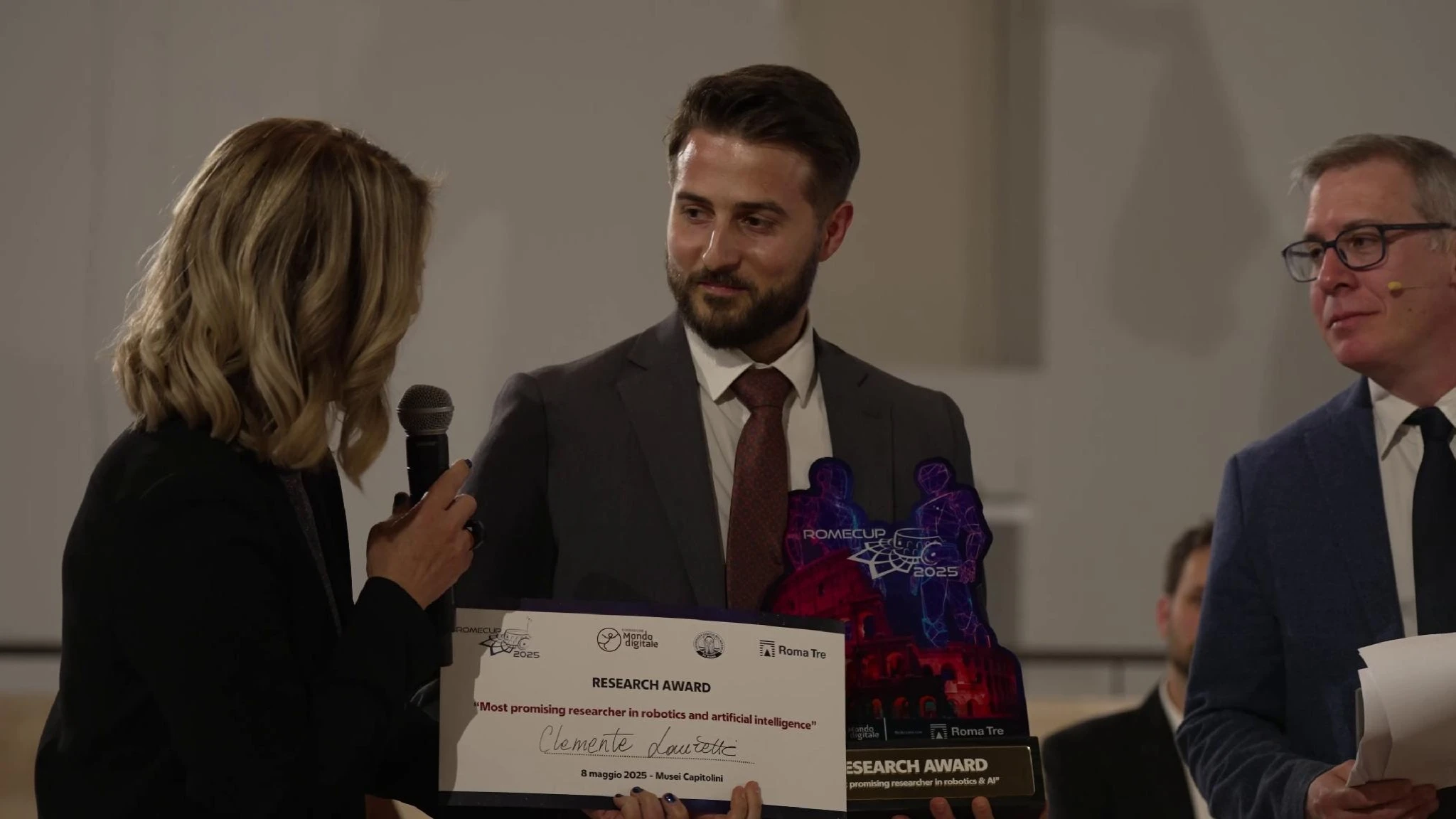 Fondazione Mondo Digitale premia Clemente Lauretti 