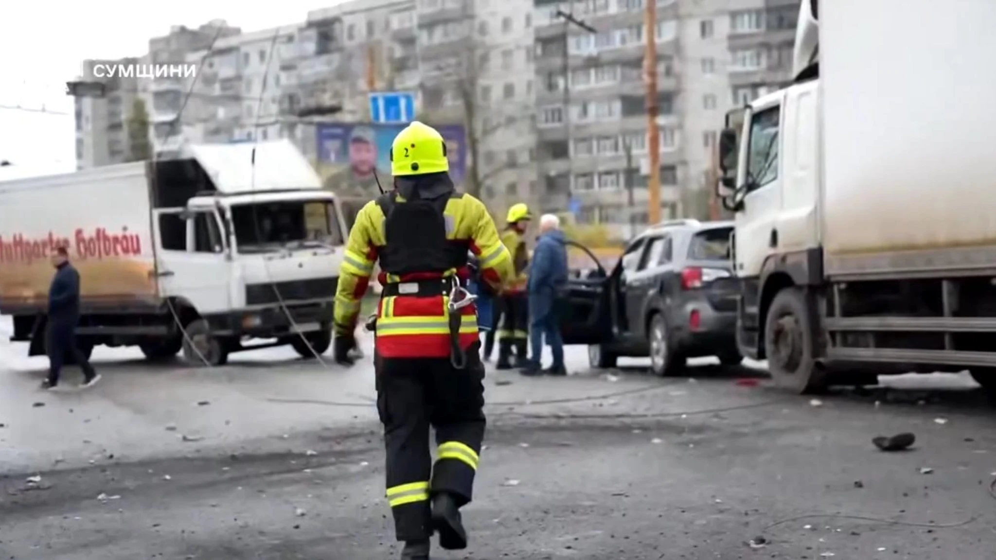 Bombardamento russo colpisce la regione ucraina di Sumy, 9 feriti
