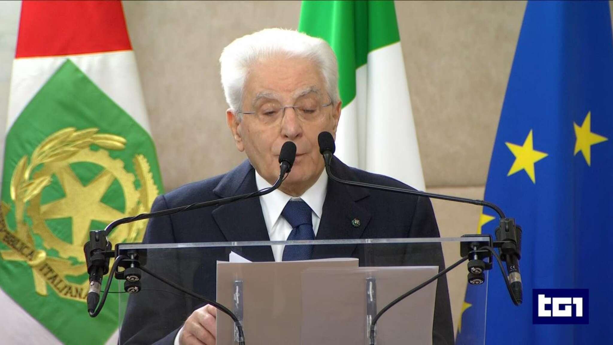 Mattarella al Corpo Diplomatico: 