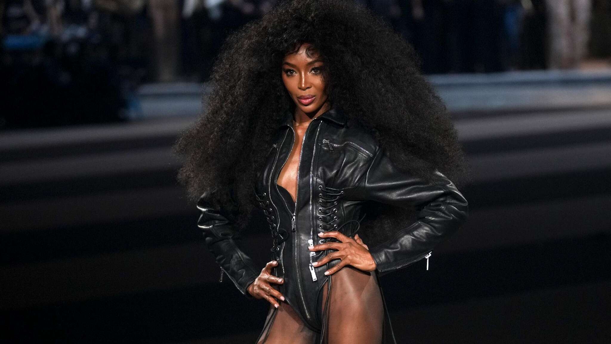 Naomi Campbell, regina indiscussa delle passerelle, per i 30 anni di Dsquared2