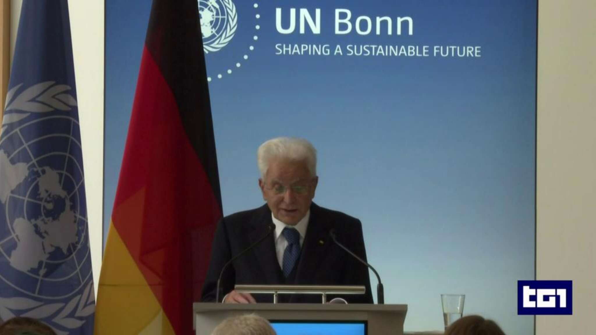 Mattarella a Bonn: 