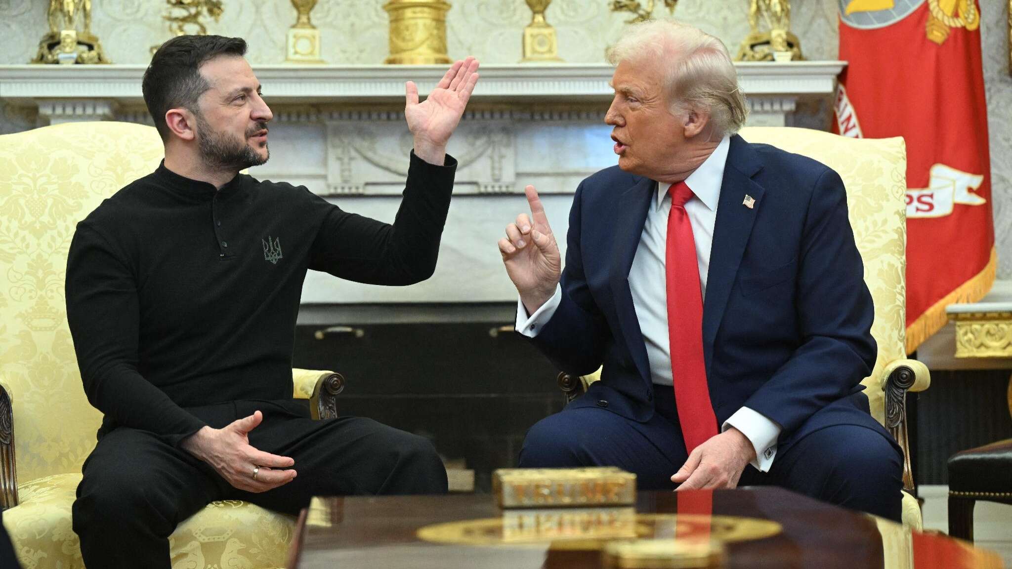 Scontro tra Donald Trump e Volodymyr Zelenskyy nello Studio Ovale della Casa Bianca