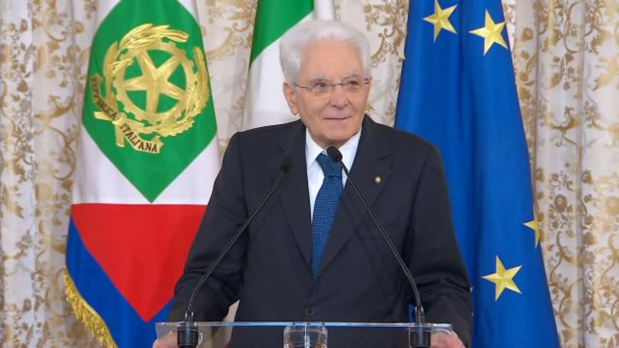 Mattarella incontra finalisti Coppa Italia: 