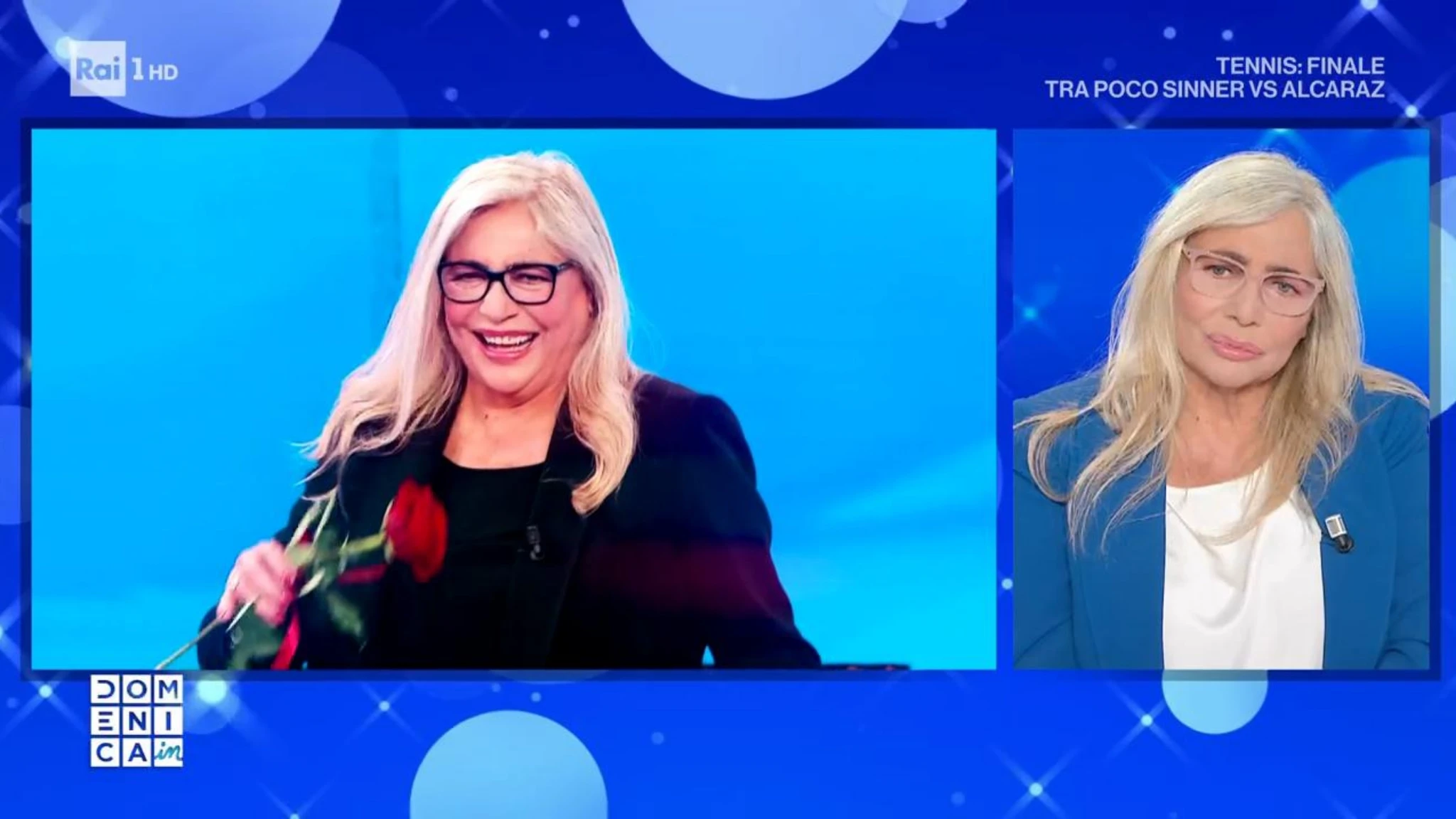Mara Venier commossa per l'omaggio di Vincenzo Mollica: 