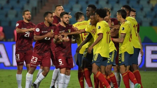 Copa America 2021: Diimbangi Venezuela, Kolombia Geser Brasil dari Puncak Klasemen
