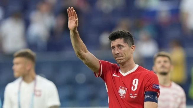 Polandia Tersingkir dari Euro 2020, Lewandowski Sulit Terima Kenyataan