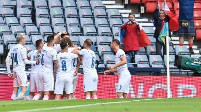 Timnas Republik Ceko Latihan Menembak Jelang Laga 16 Besar Euro 2020